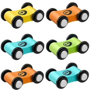 6 Pieces Wooden Mini Car Ramp Race Track Toys, Replacement Vehicle Set Race Party Favors 6 Pieces Wooden Mini Car Ramp Race Track Toys, Replacement Vehicle Set Race Party Favors