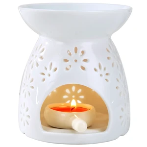 Ceramic Tea Light Candle Holder, Essential Oil Burner, Wax Melt Burner, Incense Aroma Diffuser, Home Decor Ceramic Tea Light Candle Holder, Essential Oil Burner, Wax Melt Burner, Incense Aroma Diffuser, Home Decor