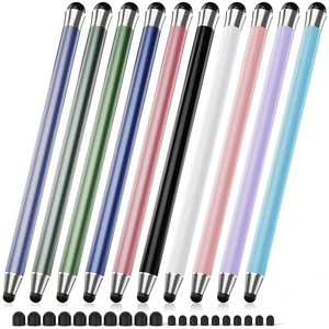 10Pcs 2-in-1 High Sensitivity & Precision Stylus Pen for iPad/iPhone/Samsung/Android Tablets and Universal Capacitive Touchscreen (Colorful) 10Pcs 2-in-1 High Sensitivity & Precision Stylus Pen for iPad/iPhone/Samsung/Android Tablets and Universal Capacitive Touchscreen (Colorful)