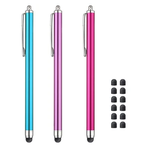 Stylus Pens for iPad iPhone Kindle Fire Touch Screens (Pink/Purple/Aqua Blue) Stylus Pens for iPad iPhone Kindle Fire Touch Screens (Pink/Purple/Aqua Blue)