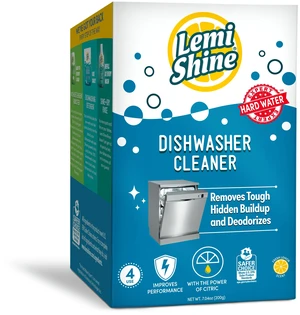 Lemi Shine Dishwasher Cleaner Lemon Scent Deodorizes and Removes Build-up 4 Ct Lemi Shine Dishwasher Cleaner Lemon Scent Deodorizes and Removes Build-up 4 Ct