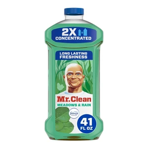 Mr. Clean 2X Concentrated Multi Surface All Purpose Cleaner, Febreze Meadows & Rain Scent, 41 fl oz Mr. Clean 2X Concentrated Multi Surface All Purpose Cleaner, Febreze Meadows & Rain Scent, 41 fl oz