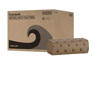 Boardwalk Multifold Commercial Paper Towels, Natural, 250 Towels/Pack, 16 Packs/Carton, 9 x 9.45 Inches Boardwalk Multifold Commercial Paper Towels, Natural, 250 Towels/Pack, 16 Packs/Carton, 9 x 9.45 Inches