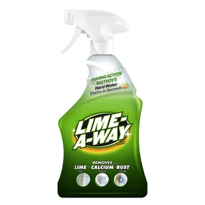 Lime-A-Way Hard Water Stain Remover Spray, Removes Lime, Calcium & Rust in Seconds, Bathroom Cleaner, 32 fl oz Lime-A-Way Hard Water Stain Remover Spray, Removes Lime, Calcium & Rust in Seconds, Bathroom Cleaner, 32 fl oz