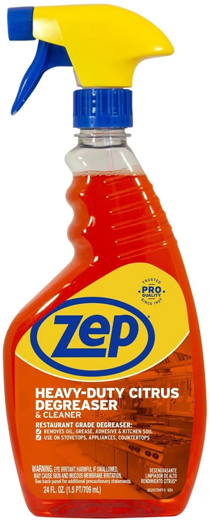 Zep Heavy-Duty Citrus Degreaser and Cleaner - 24 fl oz, Citrus Burst Scent Zep Heavy-Duty Citrus Degreaser and Cleaner - 24 fl oz, Citrus Burst Scent