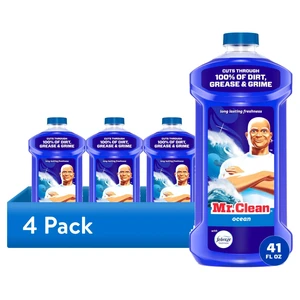 Mr. Clean All Purpose Cleaner, Ocean, 41 fl oz (4 Pack) Mr. Clean All Purpose Cleaner, Ocean, 41 fl oz (4 Pack)