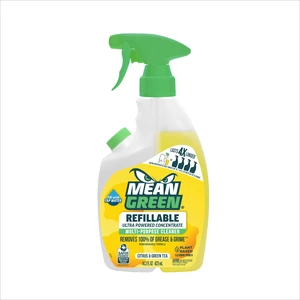 Mean Green Citrus & Green Tea Refillable Multi-Purpose Cleaner, 14.3 fl oz Mean Green Citrus & Green Tea Refillable Multi-Purpose Cleaner, 14.3 fl oz