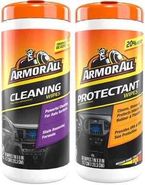 Armor All Interior Car Cleaning and Protectant Wipes Kit, 30 Count, 2-Piece Bundle Armor All Interior Car Cleaning and Protectant Wipes Kit, 30 Count, 2-Piece Bundle