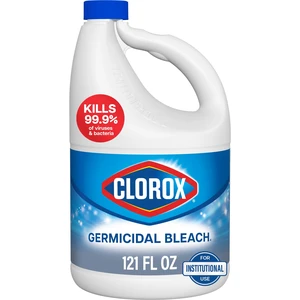 Clorox Germicidal Bleach Cleaner, Regular Scent, 121 fl oz Clorox Germicidal Bleach Cleaner, Regular Scent, 121 fl oz