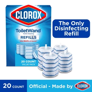 Clorox ToiletWand Refills, Disinfecting Scrubbing Pads, 20 Count Clorox ToiletWand Refills, Disinfecting Scrubbing Pads, 20 Count