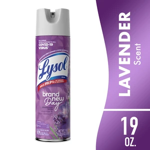 Lysol Disinfectant Spray Sanitizing and Antibacterial Deodorizer Lavender & Cotton Blossom 19oz Lysol Disinfectant Spray Sanitizing and Antibacterial Deodorizer Lavender & Cotton Blossom 19oz