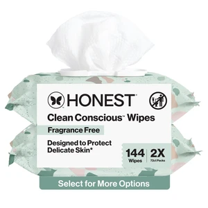 The Honest Company Plant Based Baby Wipes Fragrance Free, 144 Count The Honest Company Plant Based Baby Wipes Fragrance Free, 144 Count
