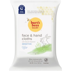 Burt's Bees Baby Face & Hand Cloths, Unscented Cleansing Wipes for Sensitive Skin, 30 Wipes Burt's Bees Baby Face & Hand Cloths, Unscented Cleansing Wipes for Sensitive Skin, 30 Wipes