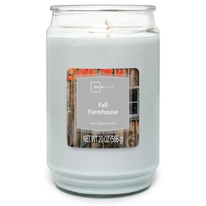 Mainstays 20oz Fall Farmhouse Scented Single Wick Jar Candle Mainstays 20oz Fall Farmhouse Scented Single Wick Jar Candle