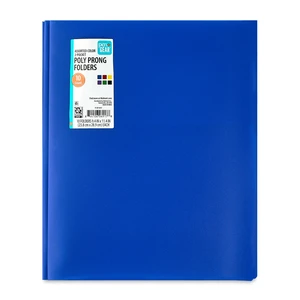 Pen+Gear 3-Prong 2-Pocket Poly Folders, 9.4in x 11.4in, Assorted Colors, 10 Count Pen+Gear 3-Prong 2-Pocket Poly Folders, 9.4in x 11.4in, Assorted Colors, 10 Count