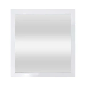 Mainstays 16in x 16in White Square Wall Mirror for Bathroom Living Room Mainstays 16in x 16in White Square Wall Mirror for Bathroom Living Room