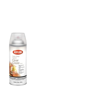 Krylon Triple-Thick Crystal Clear Glaze High Gloss Clear 12oz Krylon Triple-Thick Crystal Clear Glaze High Gloss Clear 12oz
