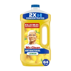 Mr. Clean Lemon Anti-Bacterial All Purpose Floor Cleaner & Mop Soap, 64 fl oz Mr. Clean Lemon Anti-Bacterial All Purpose Floor Cleaner & Mop Soap, 64 fl oz