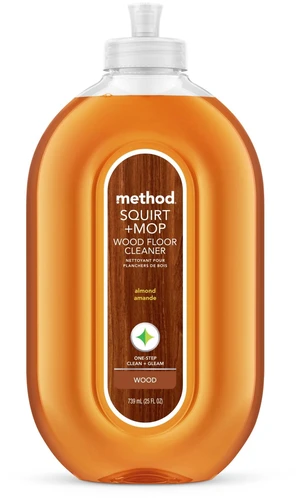 Method Squirt + Mop Hardwood Floor Cleaner, Almond, 25 Fl Oz Method Squirt + Mop Hardwood Floor Cleaner, Almond, 25 Fl Oz