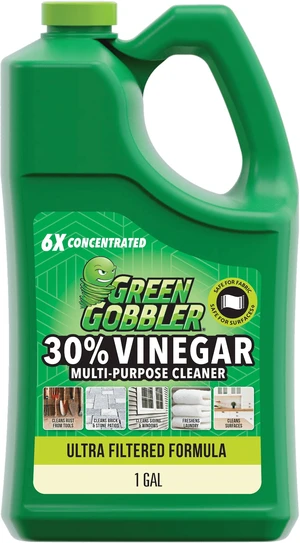 Green Gobbler 30% Concentrated Vinegar Multi Purpose Cleaner for Home and Outdoor Use, 1Gallon Green Gobbler 30% Concentrated Vinegar Multi Purpose Cleaner for Home and Outdoor Use, 1Gallon