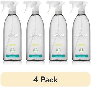 Method Daily Shower Spray Cleaner, Eucalyptus Mint, 28 Fl Oz, 4 Pack Method Daily Shower Spray Cleaner, Eucalyptus Mint, 28 Fl Oz, 4 Pack