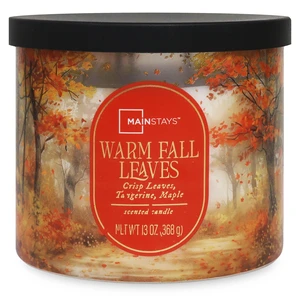 Mainstays Warm Fall Leaves Scented Candle, 3 Wicks, 13oz Mainstays Warm Fall Leaves Scented Candle, 3 Wicks, 13oz