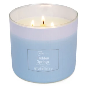 Mainstays Hidden Springs 3-Wick Textured Wrapped Jar Candle, 14 Ounce Mainstays Hidden Springs 3-Wick Textured Wrapped Jar Candle, 14 Ounce