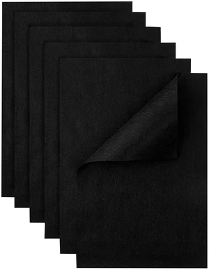 HaoFeiJH Black Felt Fabric Sheets 6Pcs 8x12in 1.5mm Soft Felt Squares for Sewing Patchwork Decoration Embroidering Book DIY Craft HaoFeiJH Black Felt Fabric Sheets 6Pcs 8x12in 1.5mm Soft Felt Squares for Sewing Patchwork Decoration Embroidering Book DIY Craft