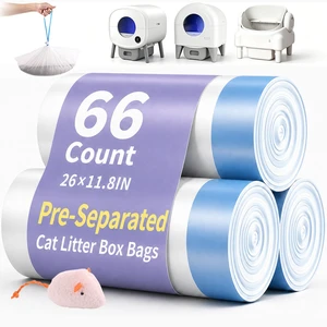 66 Count 26"x11.8" Cat Litter Box Bags Liners for Automatic Cat Litter Box 66 Count 26"x11.8" Cat Litter Box Bags Liners for Automatic Cat Litter Box