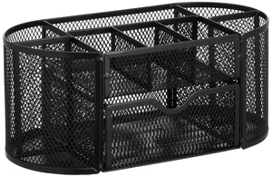 Amazon Basics Mesh Desk Organizer with Pen Holder, Pullout Drawer and Office Caddy Storage, 9.25" x 4.53" x 3.94", Black Amazon Basics Mesh Desk Organizer with Pen Holder, Pullout Drawer and Office Caddy Storage, 9.25" x 4.53" x 3.94", Black