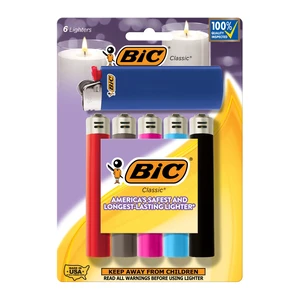BIC Maxi Pocket Lighters, 6-Pack, Assorted Colors May Vary BIC Maxi Pocket Lighters, 6-Pack, Assorted Colors May Vary