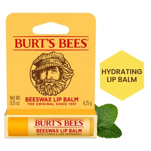 Burt's Bees Lip Balm, Peppermint, 1-Pack, 0.15 oz, 100% Natural Origin Moisturizing Beeswax Burt's Bees Lip Balm, Peppermint, 1-Pack, 0.15 oz, 100% Natural Origin Moisturizing Beeswax