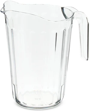 Way To Celebrate Clear Plastic Stackable Pitcher, 60fl oz, 8.3in x 7.32in x 5.62in Way To Celebrate Clear Plastic Stackable Pitcher, 60fl oz, 8.3in x 7.32in x 5.62in