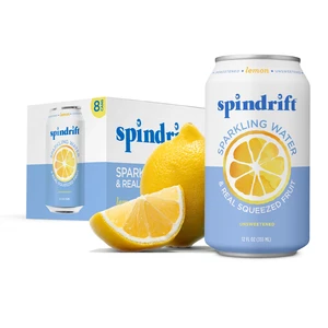 Spindrift Lemon Sparkling Water, 12 fl oz, 8 Count, No Sugar, 1 Calorie Spindrift Lemon Sparkling Water, 12 fl oz, 8 Count, No Sugar, 1 Calorie