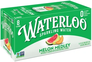Waterloo Sparkling Water Melon Medley 12 fl oz 8 Pack Cans Waterloo Sparkling Water Melon Medley 12 fl oz 8 Pack Cans