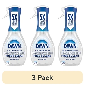 Dawn Powerwash Spray Dish Soap, 3 Pack, 16 fl oz, Free & Clear, 1 Starter Kit Dawn Powerwash Spray Dish Soap, 3 Pack, 16 fl oz, Free & Clear, 1 Starter Kit