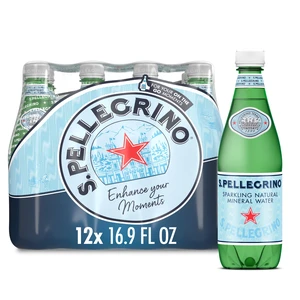 S.Pellegrino Sparkling Natural Mineral Water, 16.9 fl oz, 12 Pack Plastic Bottles S.Pellegrino Sparkling Natural Mineral Water, 16.9 fl oz, 12 Pack Plastic Bottles