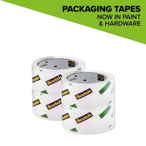 Scotch Sure Start Packaging Tape, 1.88 in x 54.6 yds, Clear, 4 Rolls Scotch Sure Start Packaging Tape, 1.88 in x 54.6 yds, Clear, 4 Rolls
