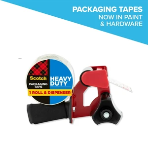 Scotch Heavy Duty Packaging Tape & Dispenser, 1.88" x 54.6 yd, Clear, 1 Dispenser Scotch Heavy Duty Packaging Tape & Dispenser, 1.88" x 54.6 yd, Clear, 1 Dispenser