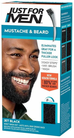 Just For Men Mustache & Beard Dye M-60 Black Keratin 1 Pack Just For Men Mustache & Beard Dye M-60 Black Keratin 1 Pack