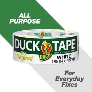 The Original Duck Tape Duct Tape, 1.88 in x 45 yd, White The Original Duck Tape Duct Tape, 1.88 in x 45 yd, White