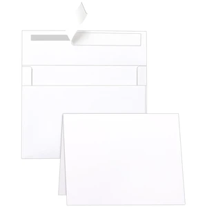 Silunkia 20 Pack White Blank Greeting Cards with Envelopes 5x7 Silunkia 20 Pack White Blank Greeting Cards with Envelopes 5x7