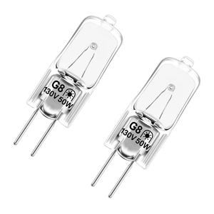 Podoy 130V 50W G8 Microwave Bulbs WB08X10051 WB08X10057, 2 Pack Podoy 130V 50W G8 Microwave Bulbs WB08X10051 WB08X10057, 2 Pack