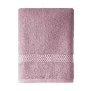 Beautiful by Drew Barrymore Dobby Bath Towel, Rose Pink, 100% Cotton Beautiful by Drew Barrymore Dobby Bath Towel, Rose Pink, 100% Cotton