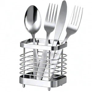 Stainless Steel Utensil Drying Rack and Holder for Kitchen Counter Stainless Steel Utensil Drying Rack and Holder for Kitchen Counter