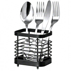 Stainless Steel Utensil Holder and Drying Rack for Kitchen Counter Stainless Steel Utensil Holder and Drying Rack for Kitchen Counter