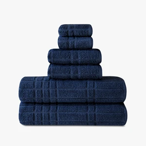 Mainstays Performance Cotton 6-Piece Bath Towel Set, Quick Dry, Fade Resistant, Textured Navy Mainstays Performance Cotton 6-Piece Bath Towel Set, Quick Dry, Fade Resistant, Textured Navy