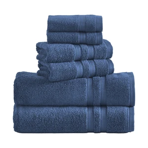 Mainstays Performance 6-Piece Bath Towel Set, Quick Dry, Fade Resistant, Indigo Mainstays Performance 6-Piece Bath Towel Set, Quick Dry, Fade Resistant, Indigo