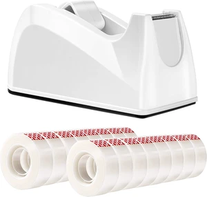 Pen+Gear Invisible Tape with Dispenser 16-Count White Manual Tape Dispenser Pen+Gear Invisible Tape with Dispenser 16-Count White Manual Tape Dispenser