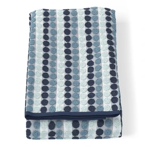 Mainstays Kids Cotton Jacquard Bath Towel 27in x 52in Blue Dot Mainstays Kids Cotton Jacquard Bath Towel 27in x 52in Blue Dot